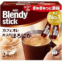 Amazon.co.jp: AGF ブレンディ スティック カフェオレ 100本